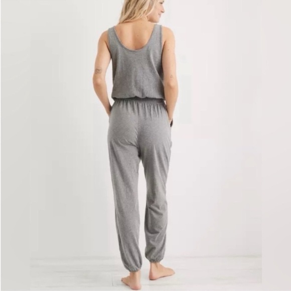 Aerie Gray Everyday Track Jumpsuit NEVER WORN - Picture 1 of 8